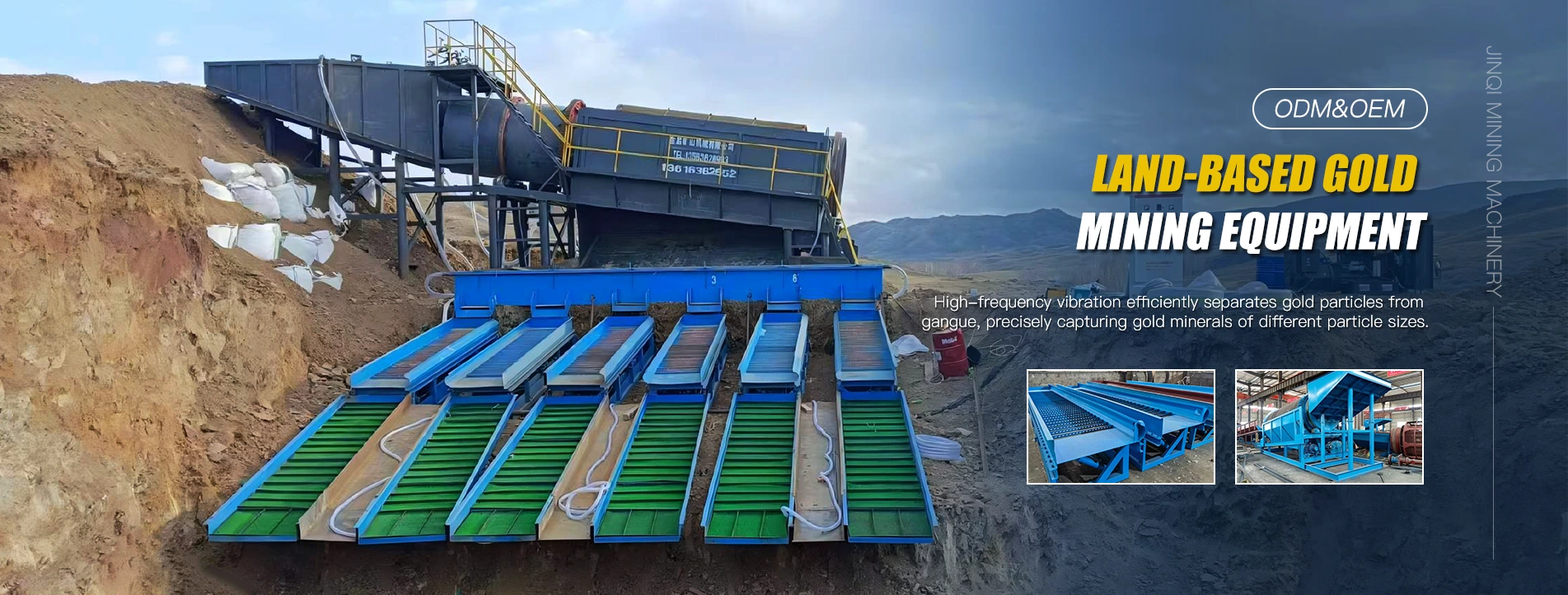 China Land-Da Gold Mining Equipment Olupese