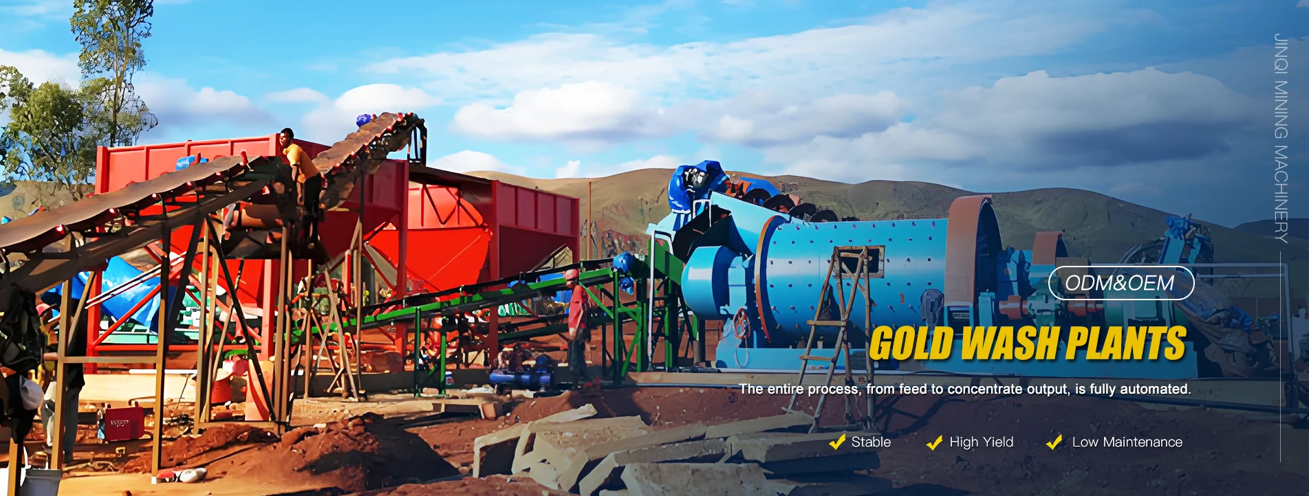 Ga-išẹ Gold Wẹ Eweko Factory