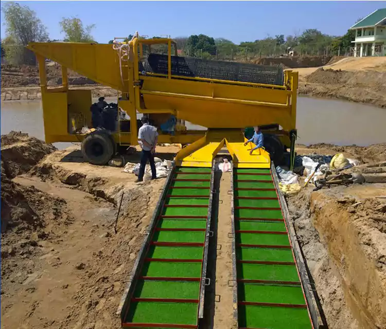 Portable Mobile Gold Panning fun rira